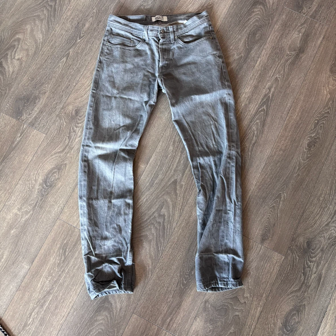 Naked & Famous Grey Denim Weird Guy Jeans - photo 2