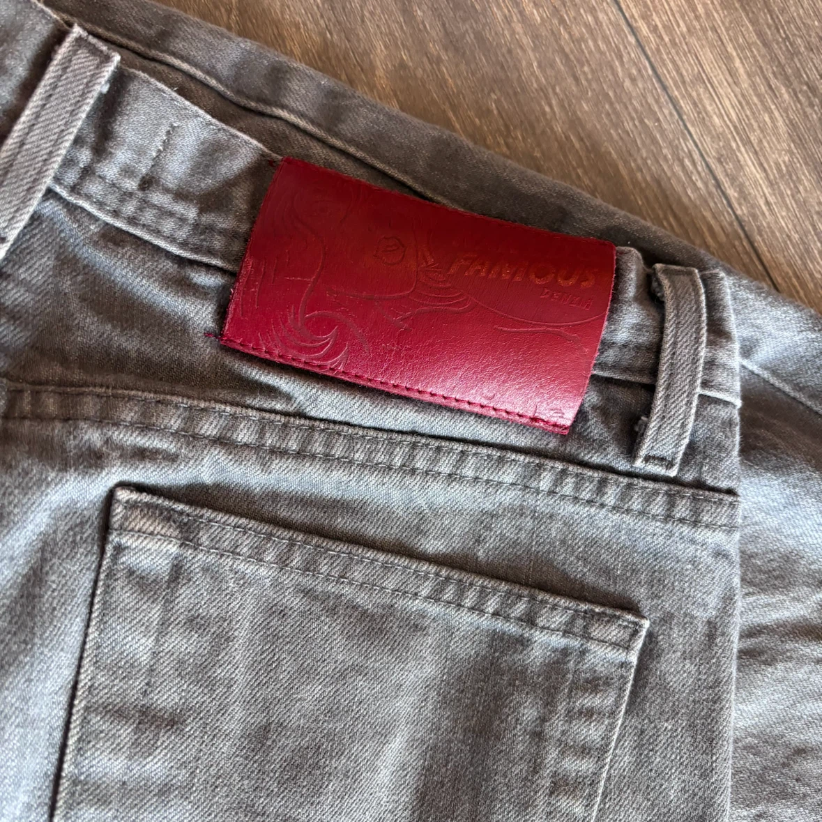 Naked & Famous Grey Denim Weird Guy Jeans - photo 3