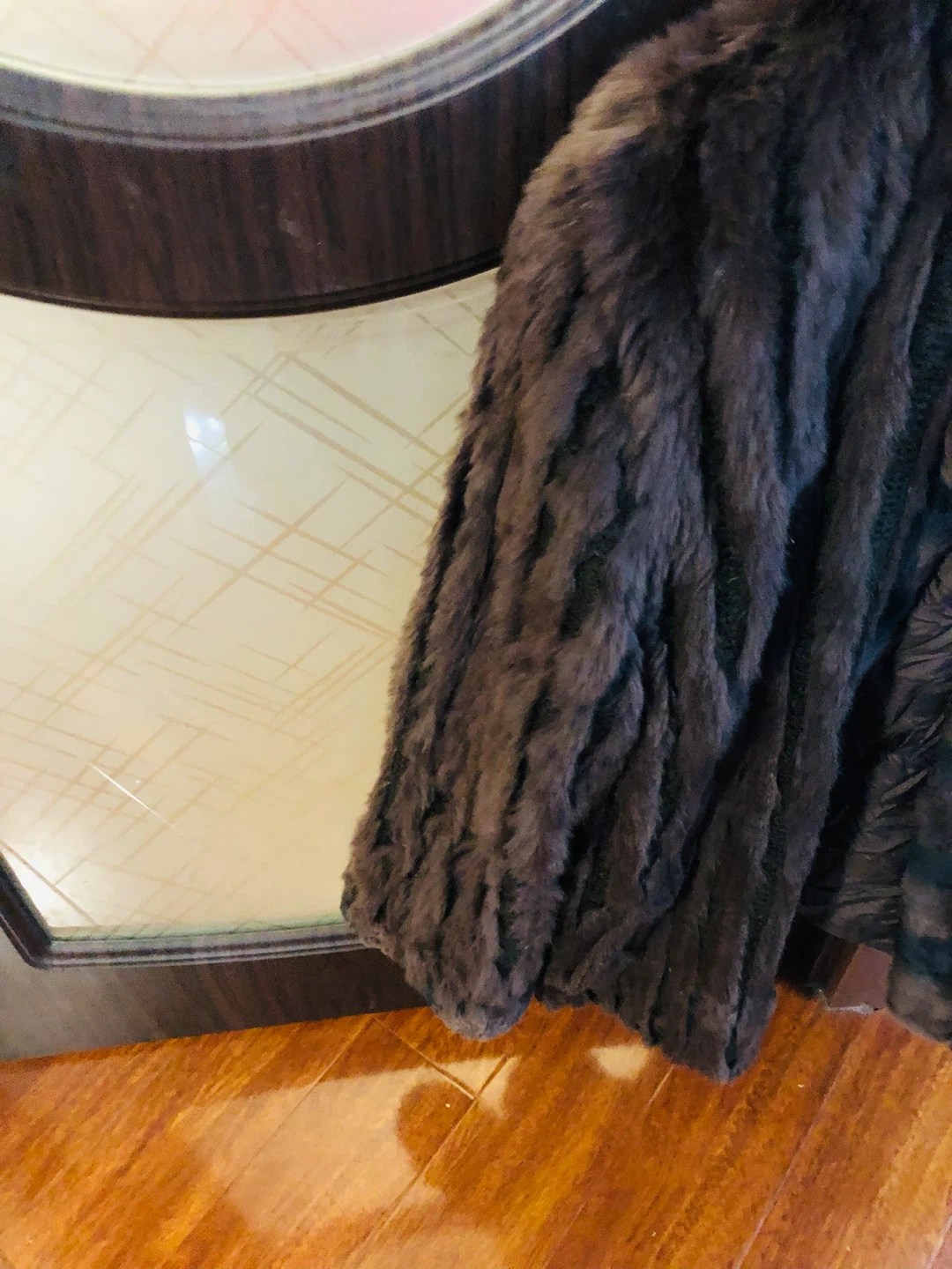 Brown Faux Fur Jacket L - photo 2