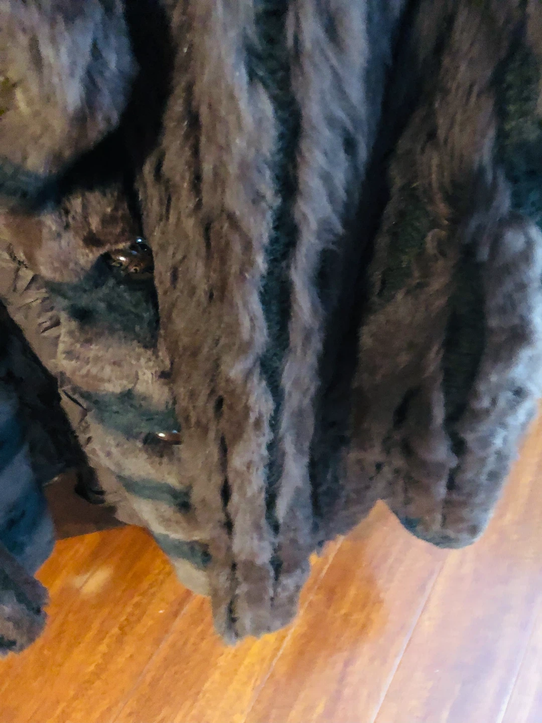 Brown Faux Fur Jacket L - photo 3