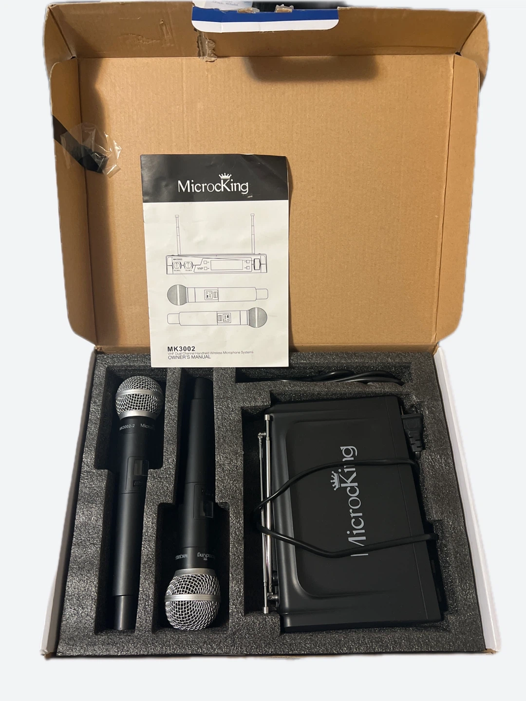 MicroKing MK3002 Wireless Microphone System