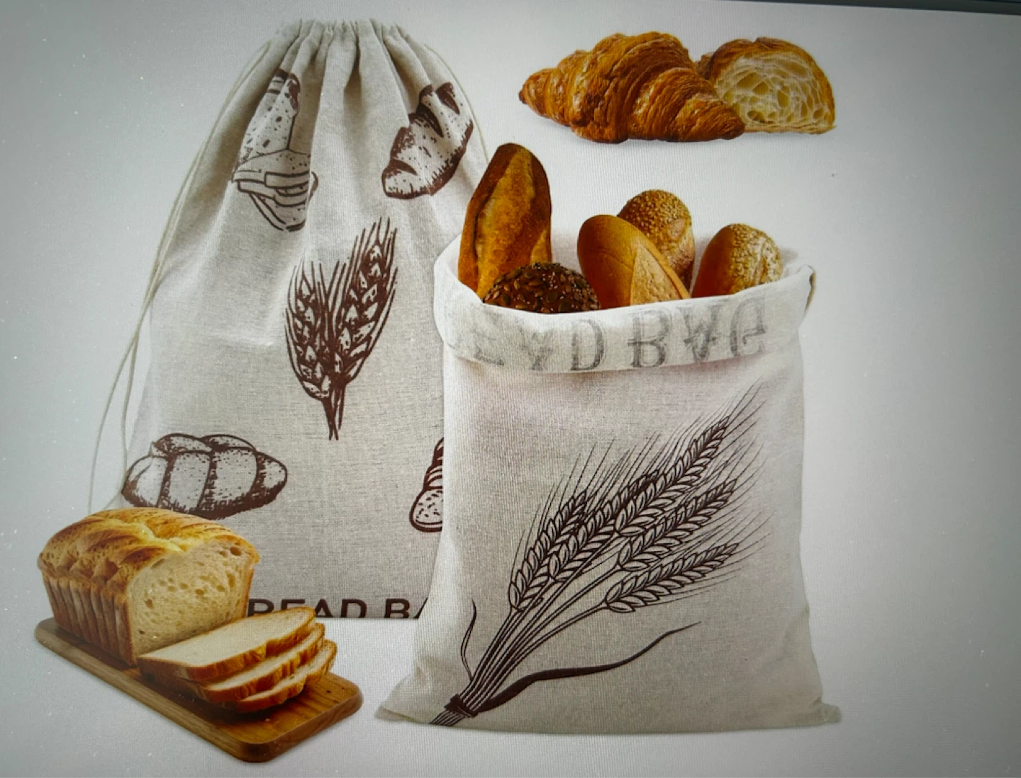 Bread Bags (2-Pack) - 29x39cm