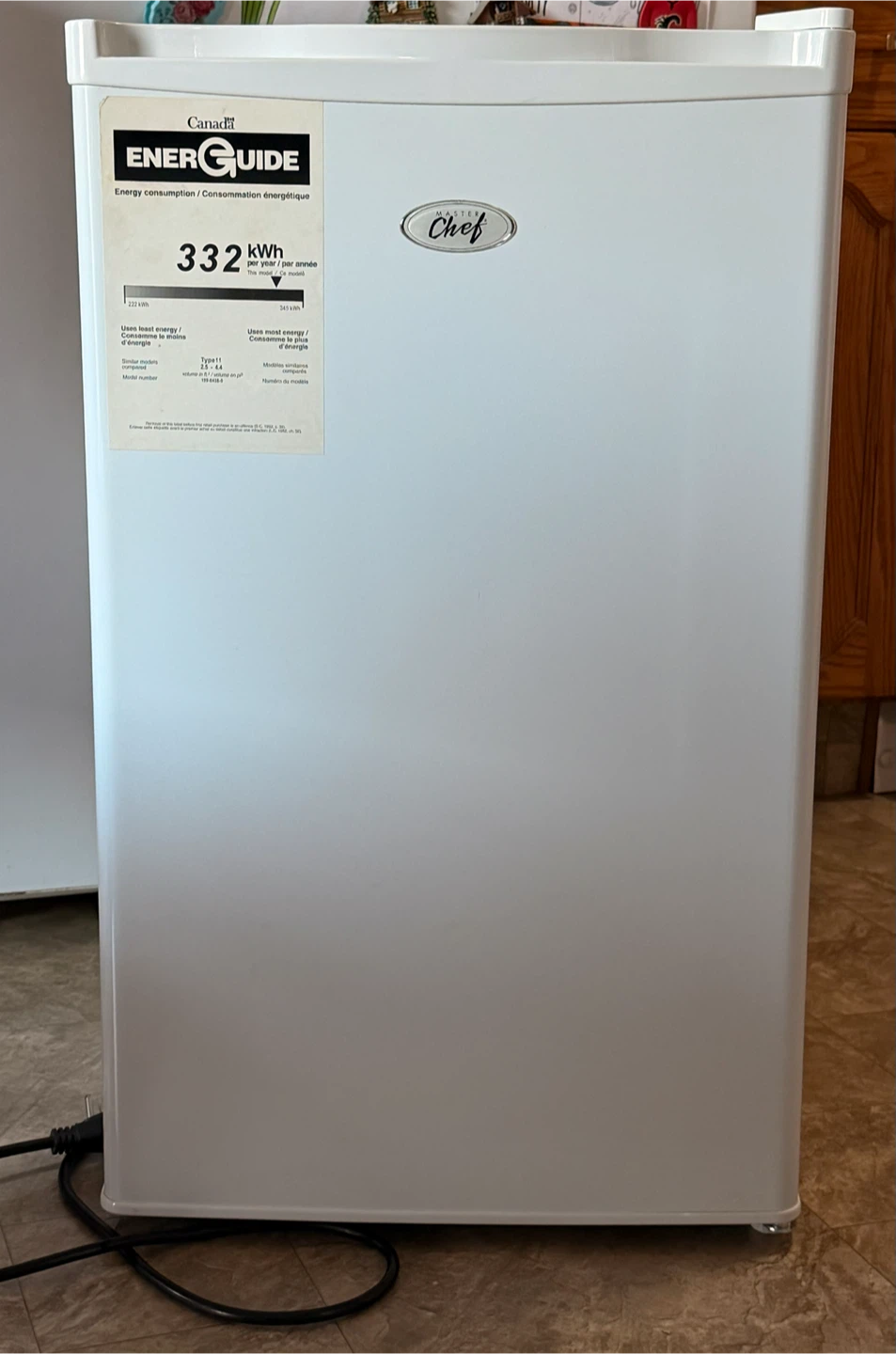 Master Chef Mini Fridge