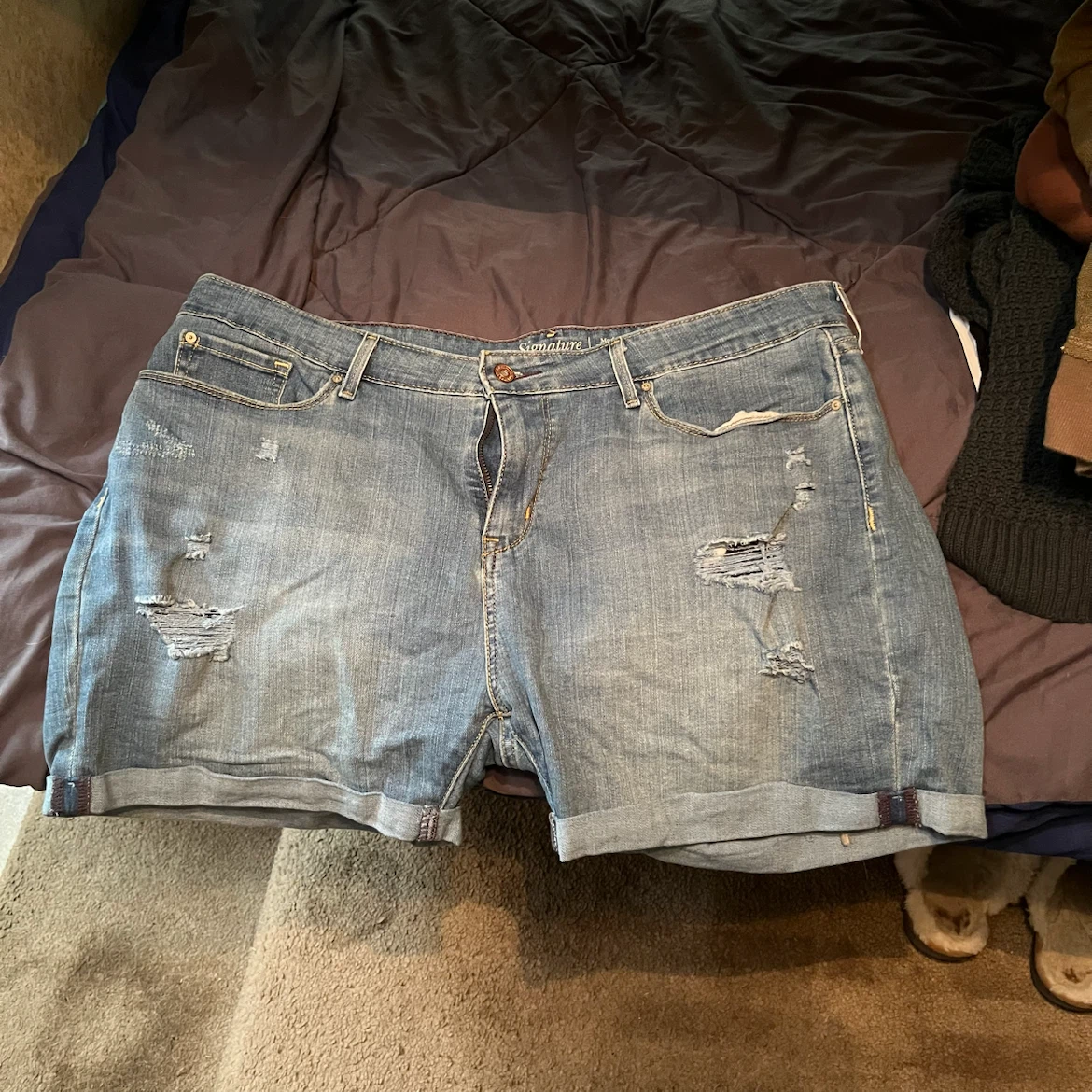 Levi Strauss Signature Modern Girlfriend Shorts