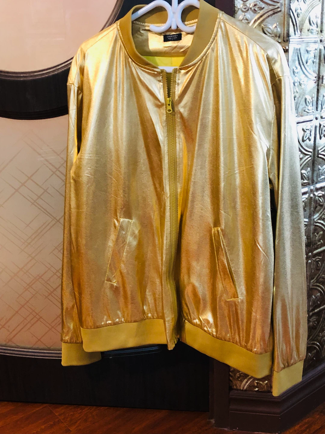 Gold Bomber Jacket L unisex - photo 2