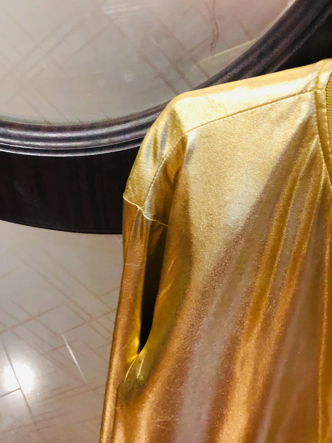 Gold Bomber Jacket L unisex - photo 3