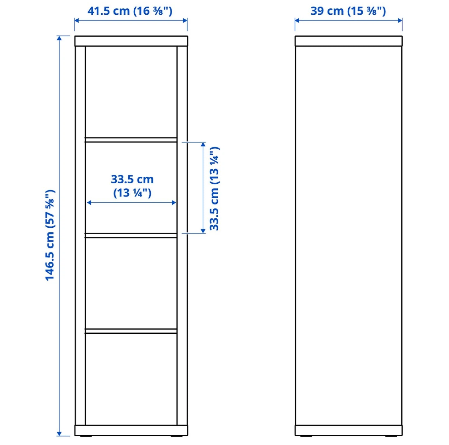 IKEA KALLAX Shelving Unit with Base on Legs / Tv Unit /  Storage - photo 3