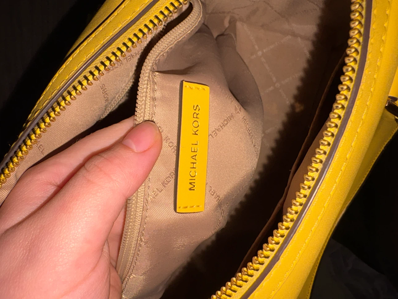 Michael Kors Medium Duffle Satchel  color Daffodil Yellow - photo 2