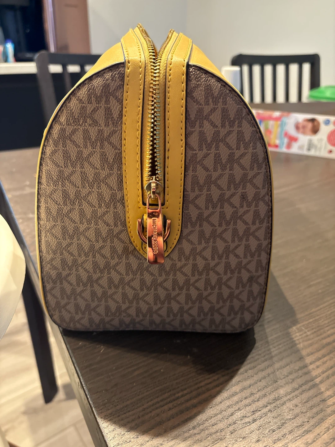 Michael Kors Medium Duffle Satchel  color Daffodil Yellow - photo 3