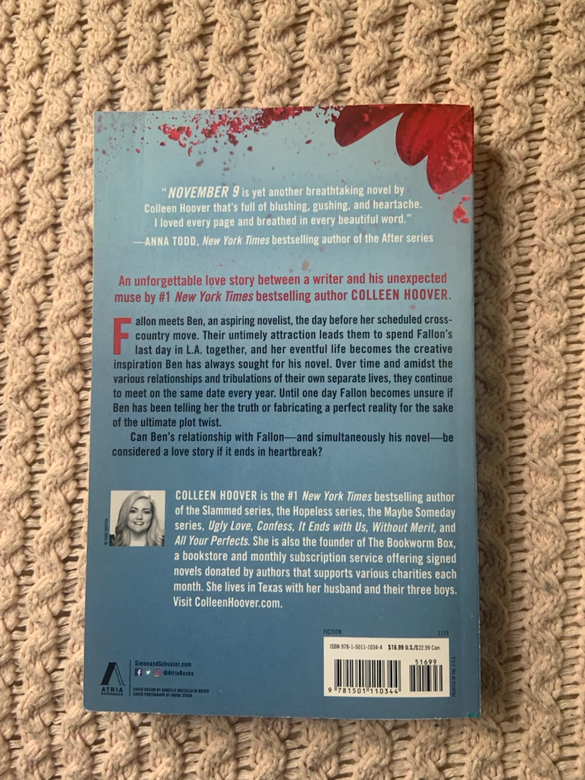 Colleen Hoover Books: It Ends With Us & November 9 - photo 5