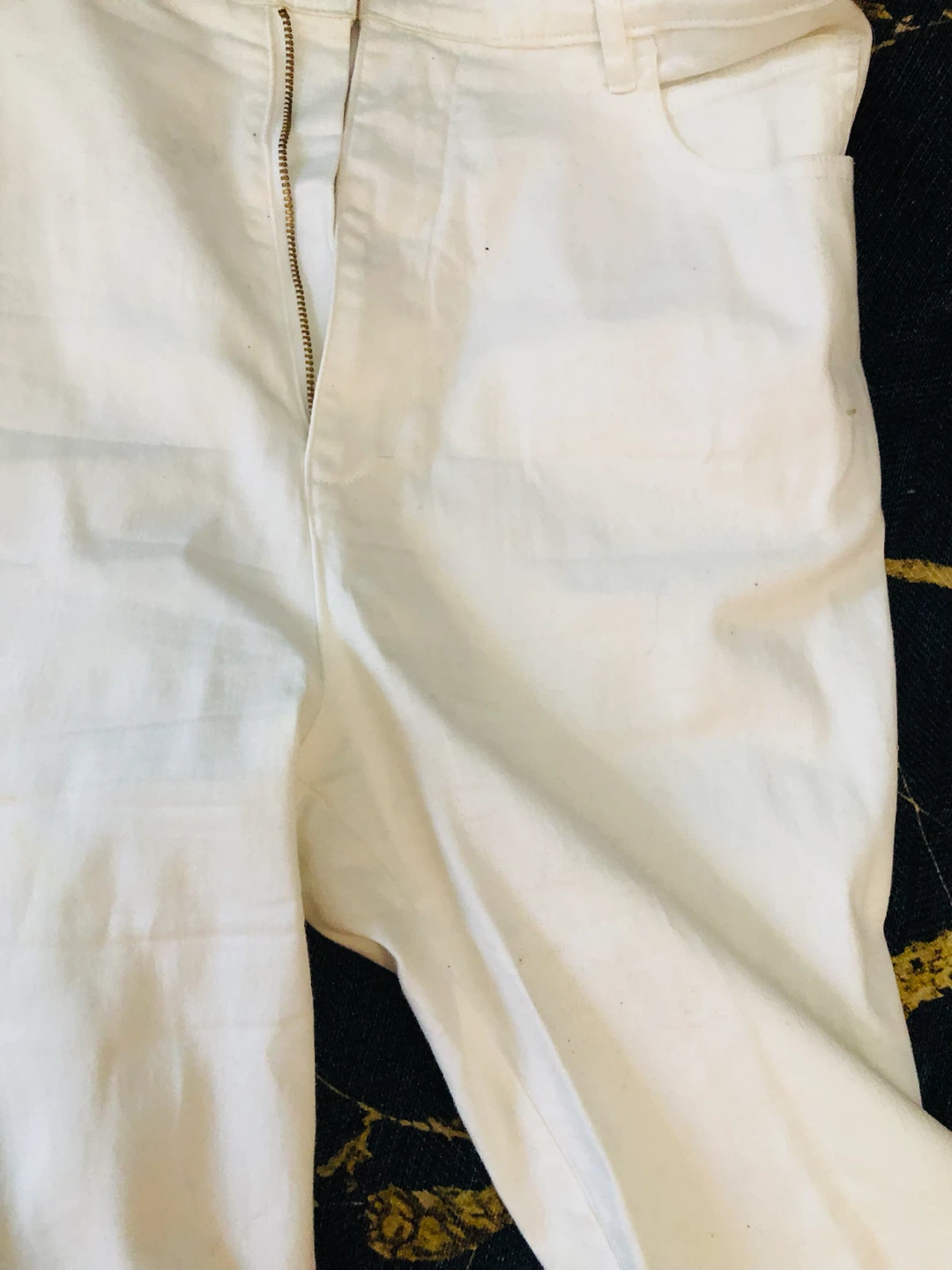 LAFEI-NER JEANS Women's White Flare Jeans - photo 4