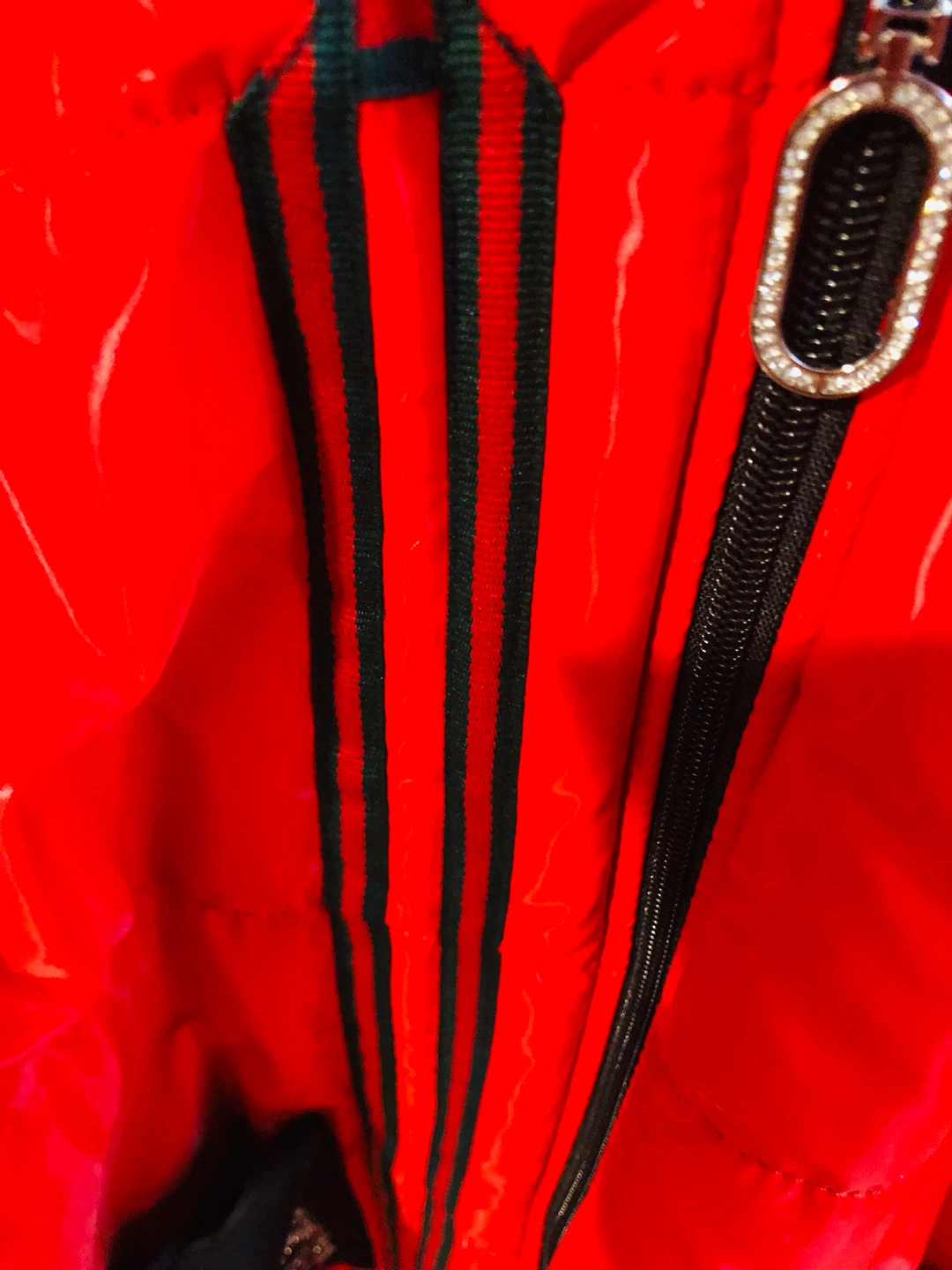 Red Parka Jacket with Fur Hood L - photo 2