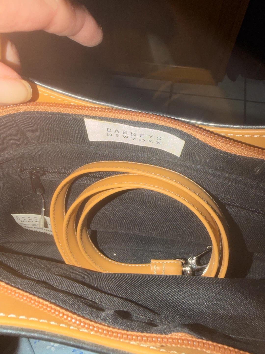 Barneys New York Black Patent Leather Tote Bag - photo 3