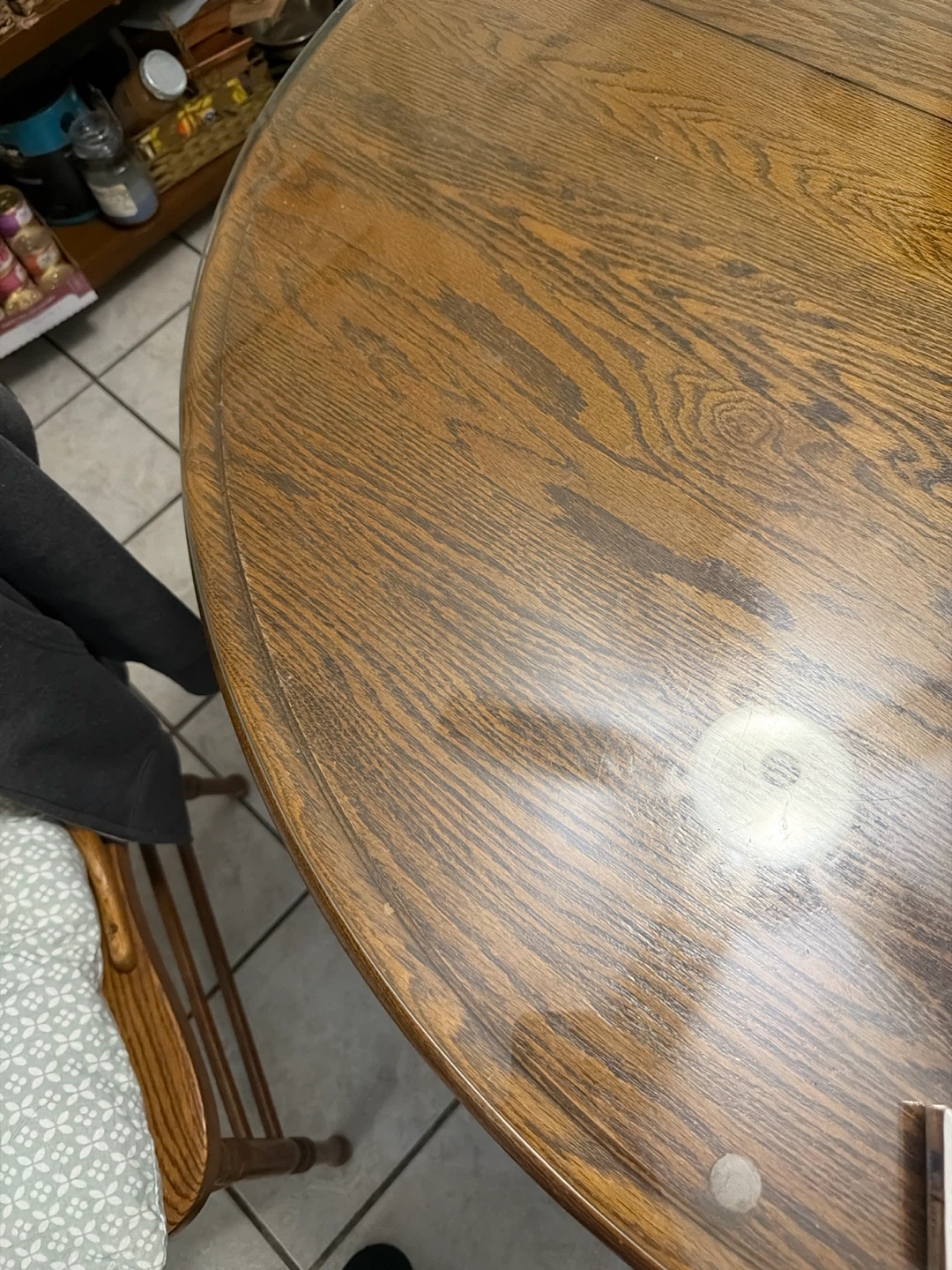 Vintage Wooden Dining Table with Lion Paw Legs - photo 3