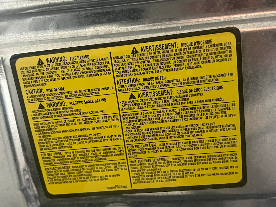 GE Front-Load Electric Dryer – HE SensorDry (Works Great!) - photo 5