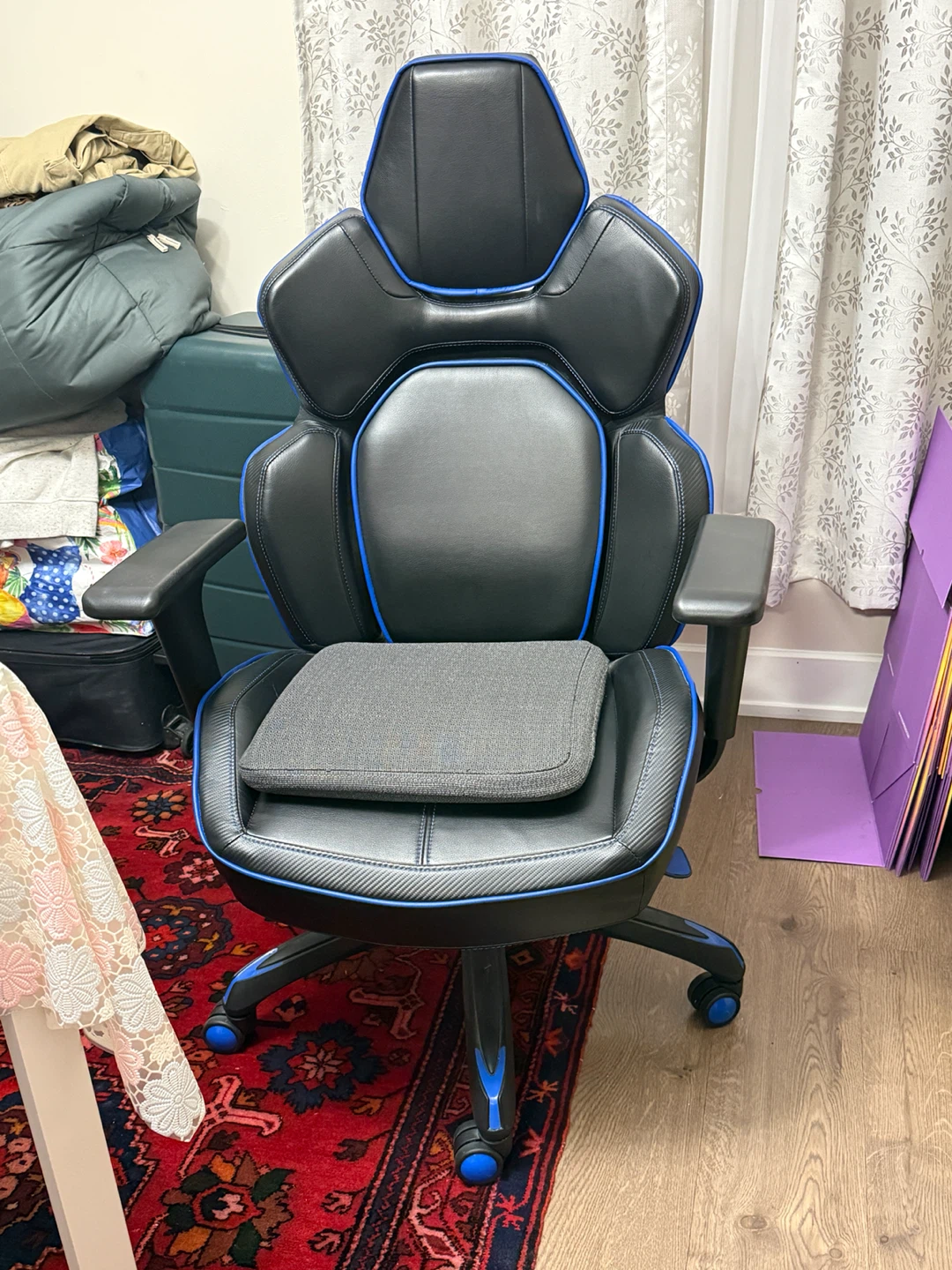 Ergonomic Gaming Chair – Black & Blue