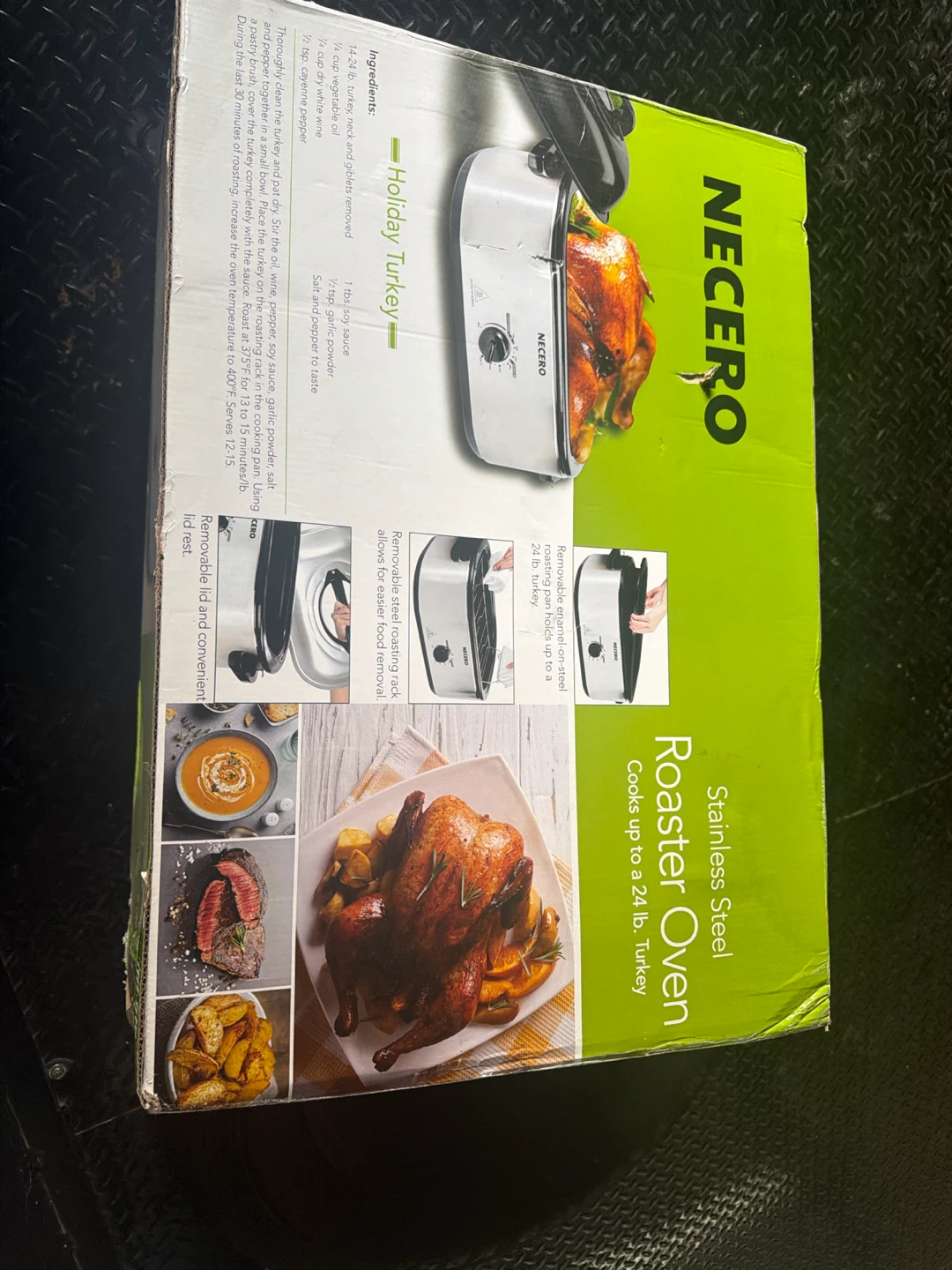 NECERO Stainless Steel Roaster Oven - photo 3