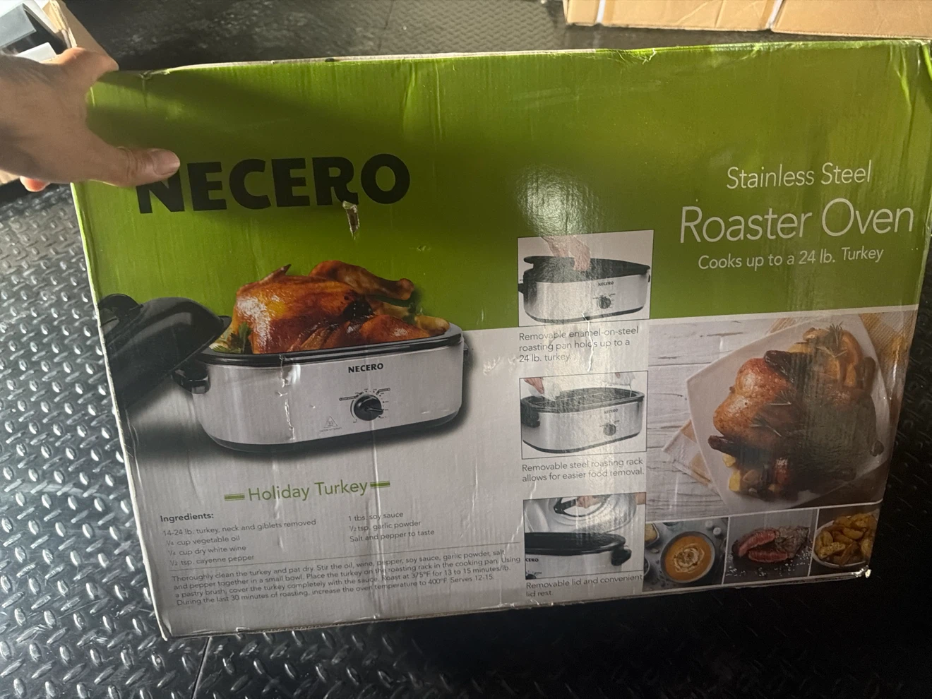 NECERO Stainless Steel Roaster Oven - photo 4