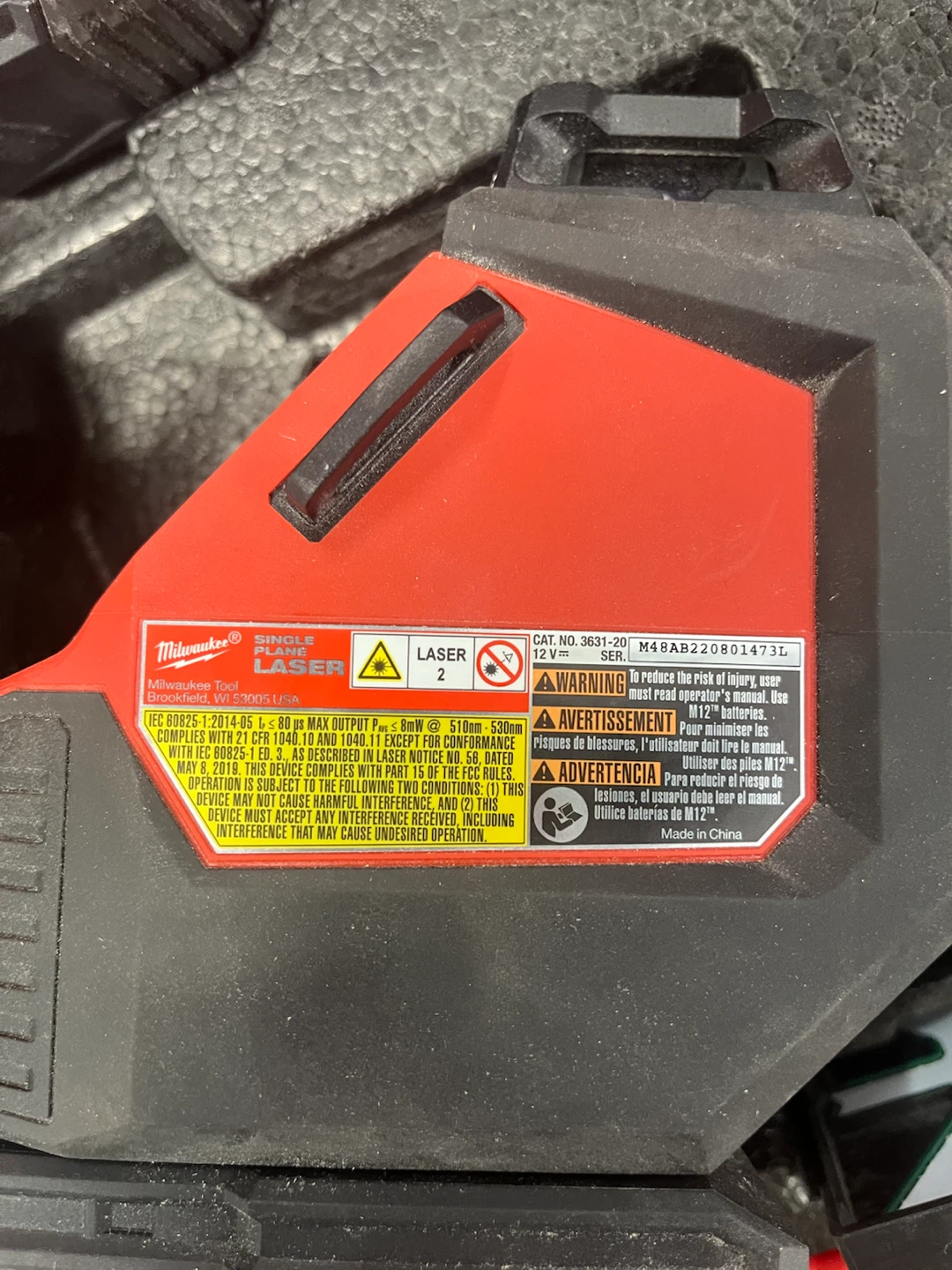 Milwaukee M12 REDLITHIUM XC 4.0 Laser Level Kit - photo 2