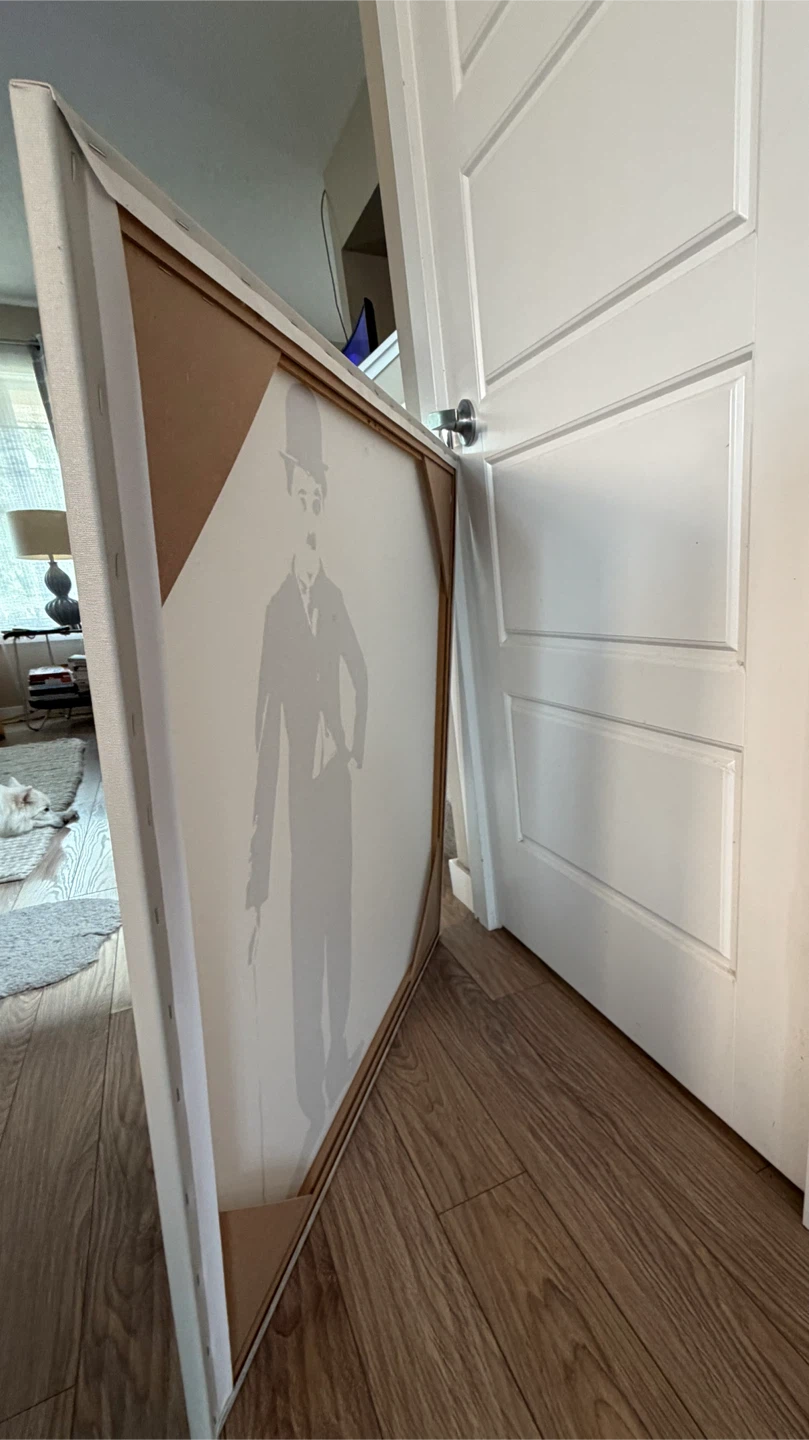Vintage IKEA Charlie Chaplin canvas - photo 3