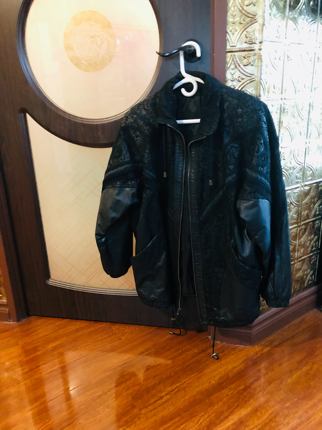 Peltz & Schuller Black  Fur Jacket L