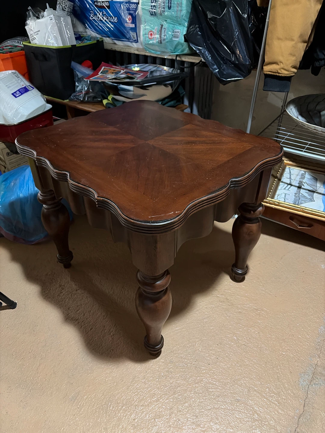 Wooden End Table - photo 2
