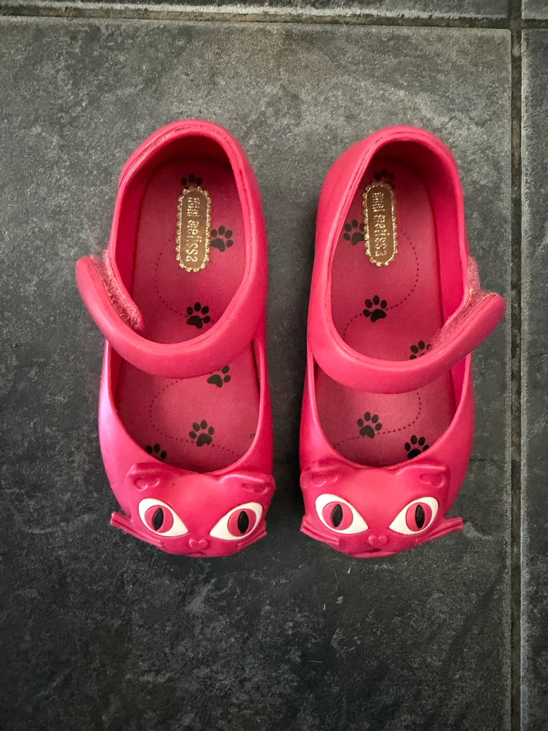 Mini Melissa Fuschia Flat Shoes Sz US 8 - photo 2