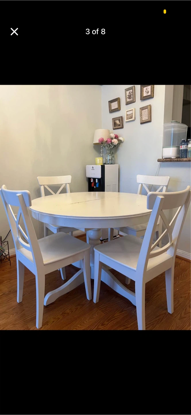 IKEA INGOLF - ROSENTORP Extendable Dining Table
