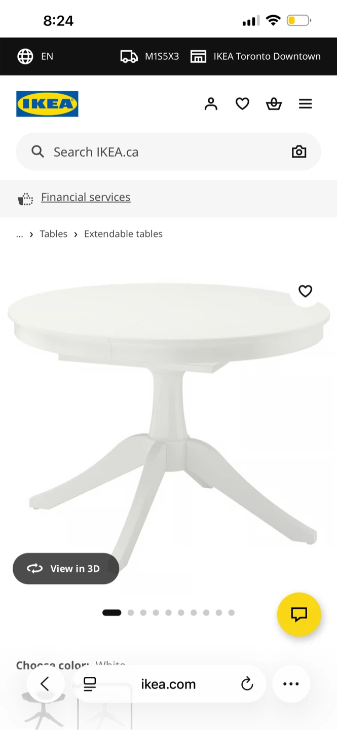 IKEA INGOLF - ROSENTORP Extendable Dining Table - photo 4