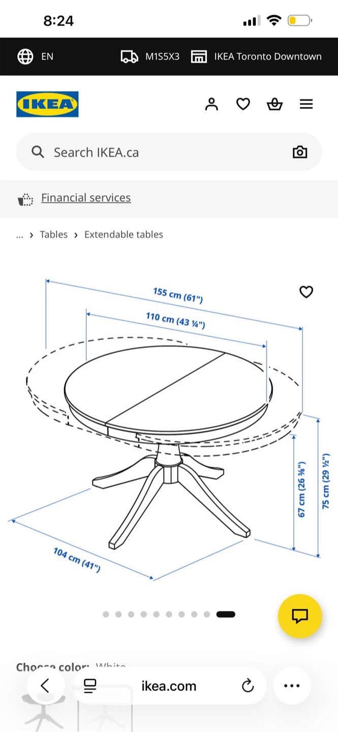 IKEA INGOLF - ROSENTORP Extendable Dining Table - photo 5
