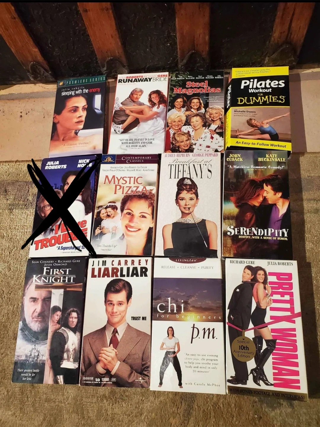 11 Vintage VHS Tapes (Pretty Woman, Breakfast @Tiffany's, etc)