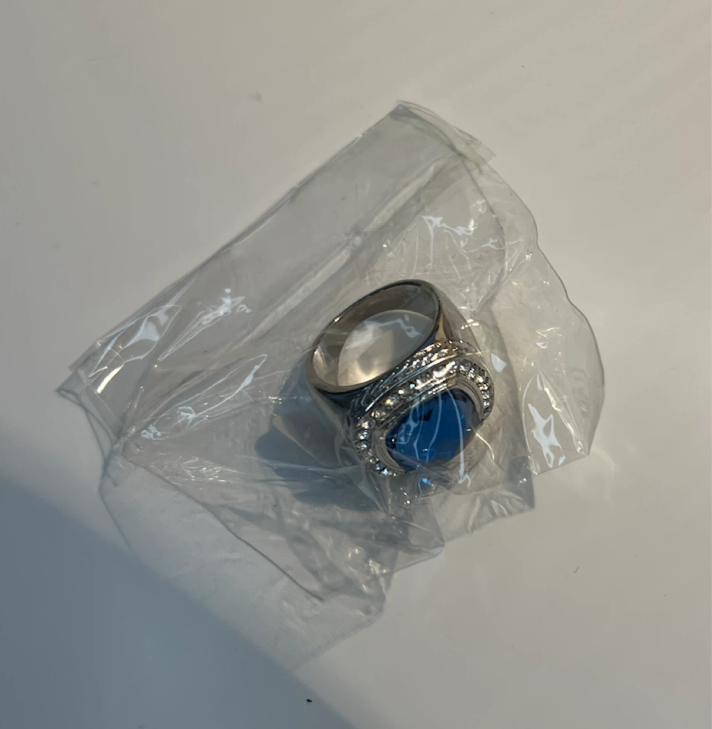 Men's Blue Gemstone Ring