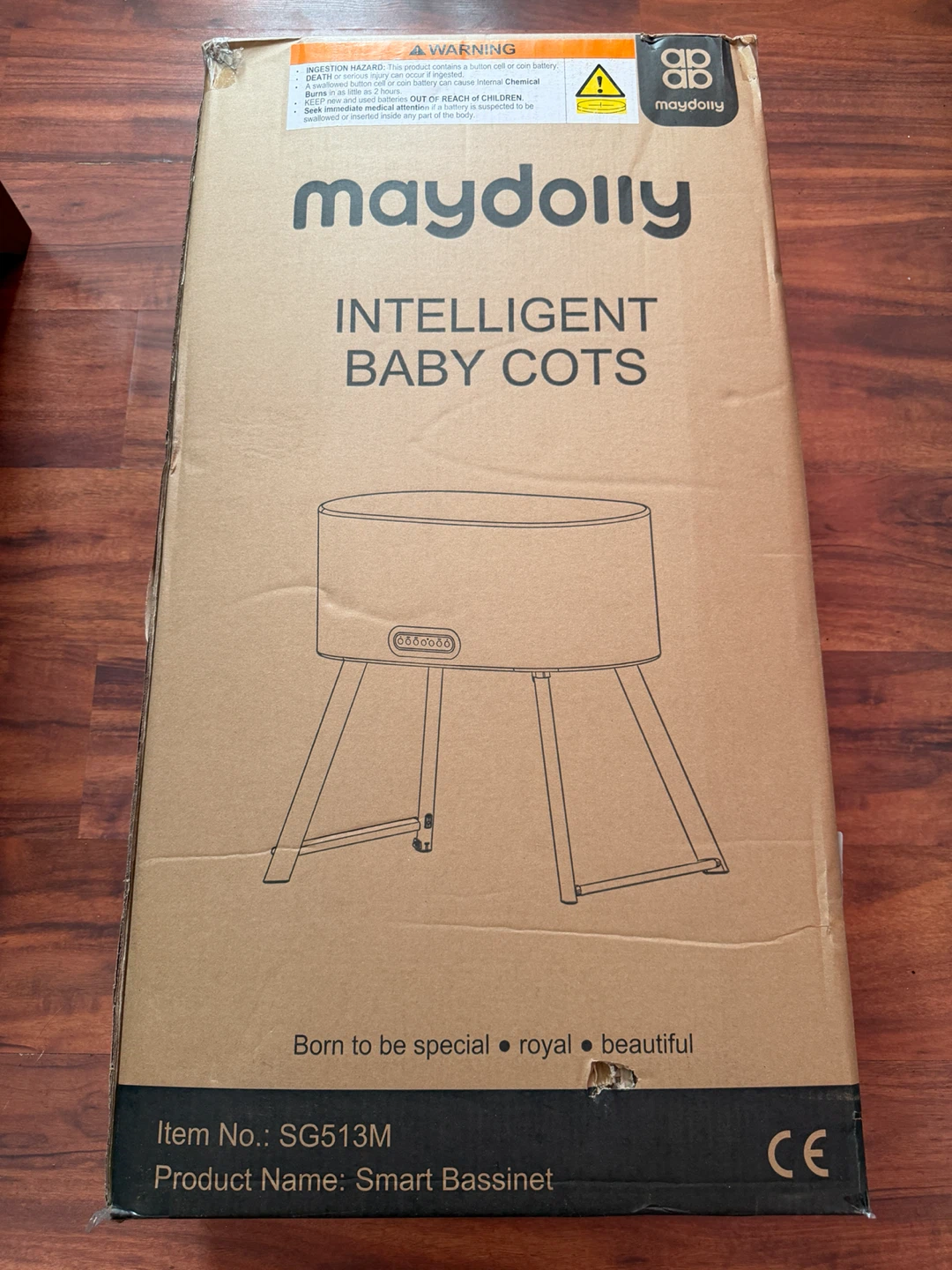 Smart Baby Bassinet with Cry Detection - Brand New - photo 2