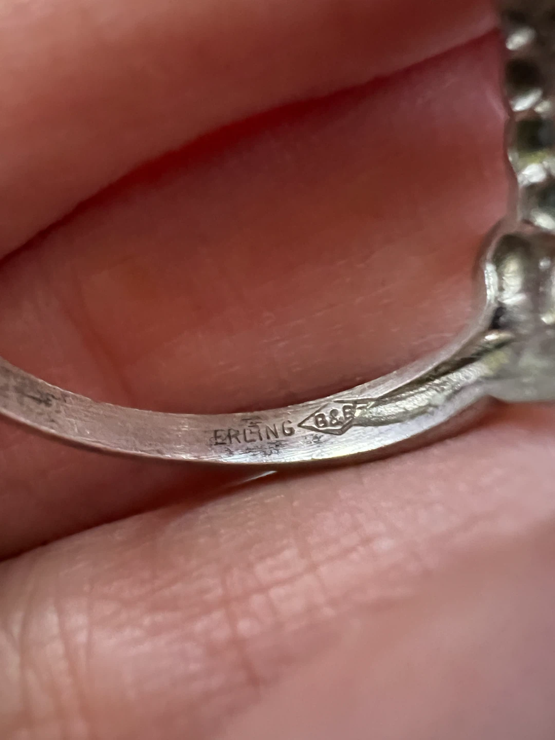 Vintage Art Deco Sterling Silver Ring - photo 3