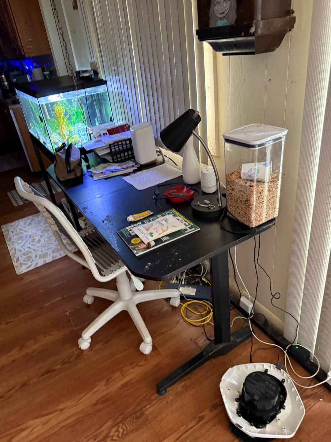 Computer gaming desk.
