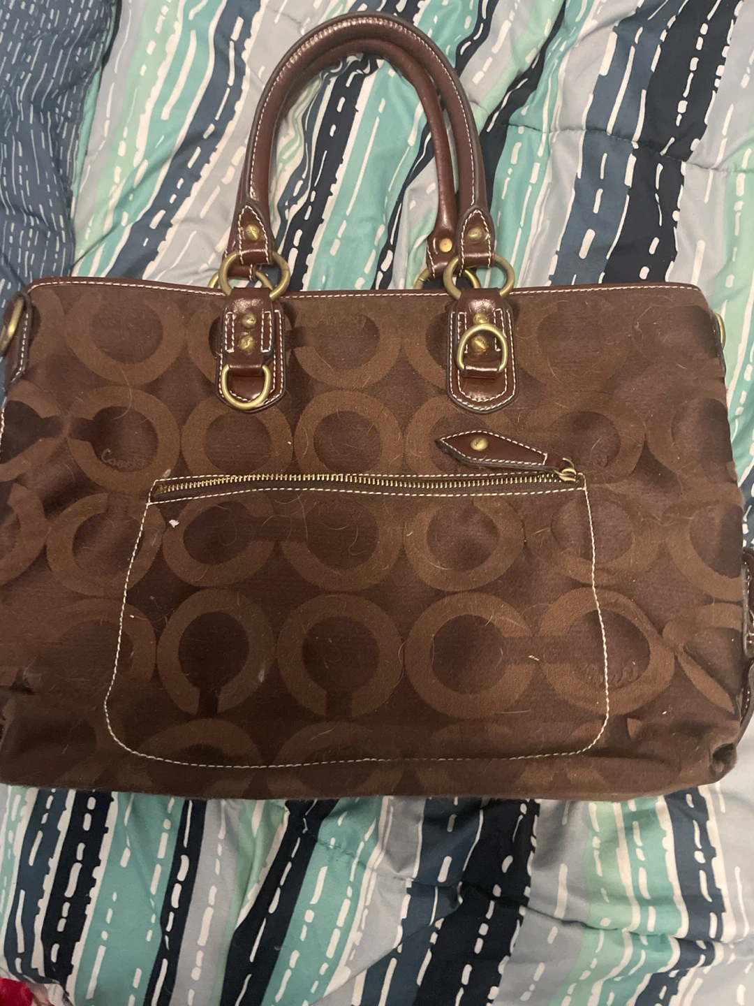 Coach Signature C Monogram Tote Bag - photo 2