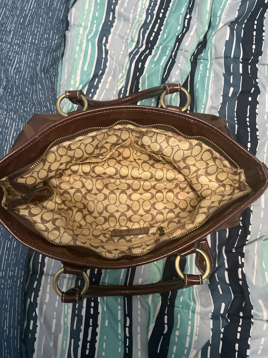 Coach Signature C Monogram Tote Bag - photo 3