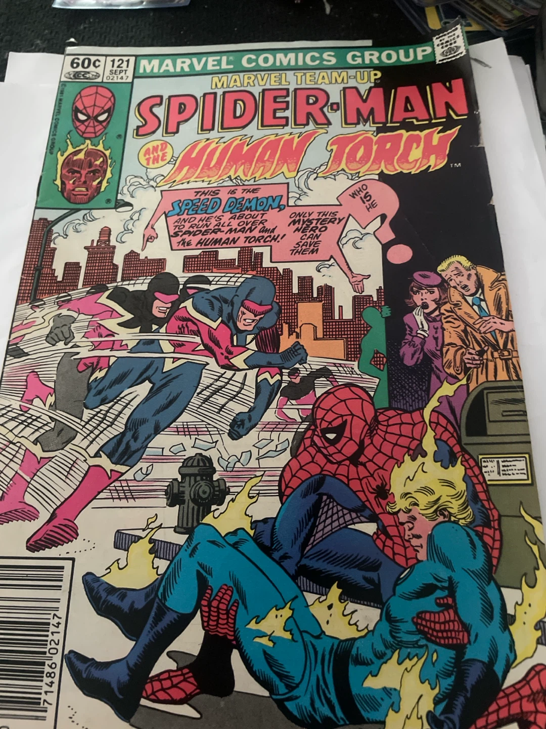 Marvel Team-Up Spider-Man and the Human Torch Comic Book #121