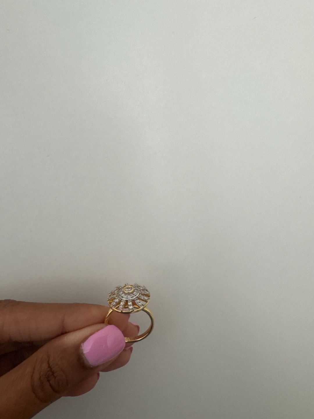 Diamond Sunburst Ring - photo 3