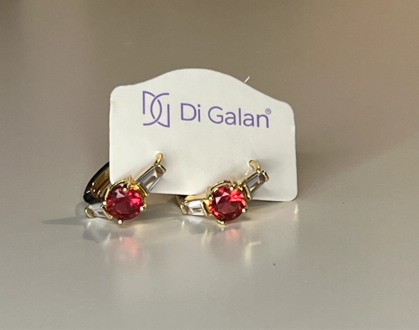 Di Galan Gemstone & Baguette Earrings