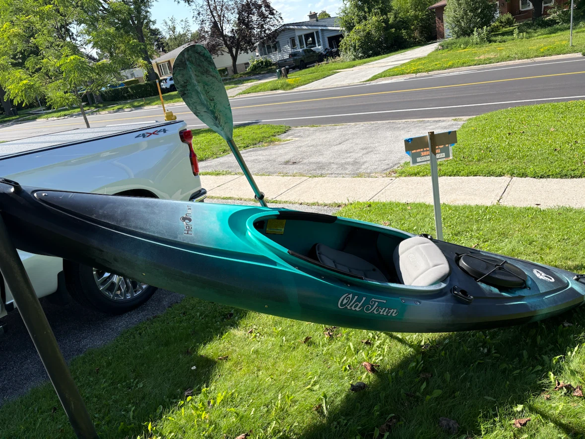 Old Town Heron XT Kayak with Paddle
