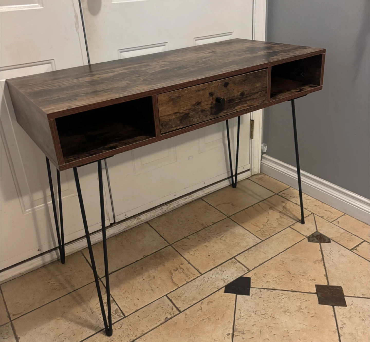 Rustic Style Console entryway table or desk - photo 2