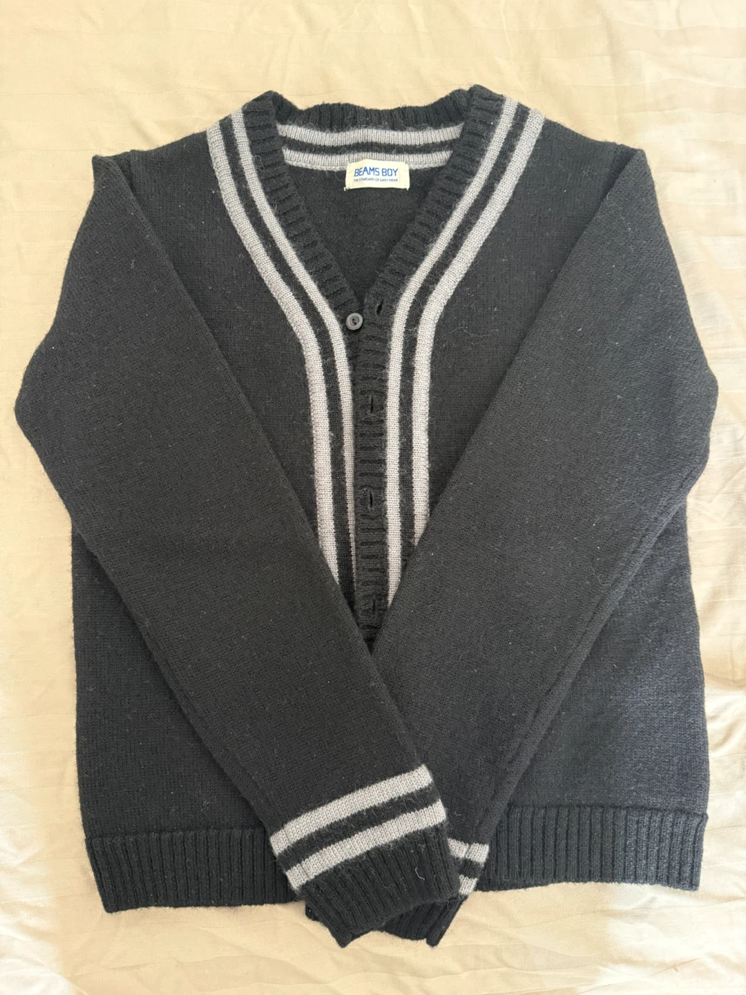 Beams Boy Wool Cardigan from Japan