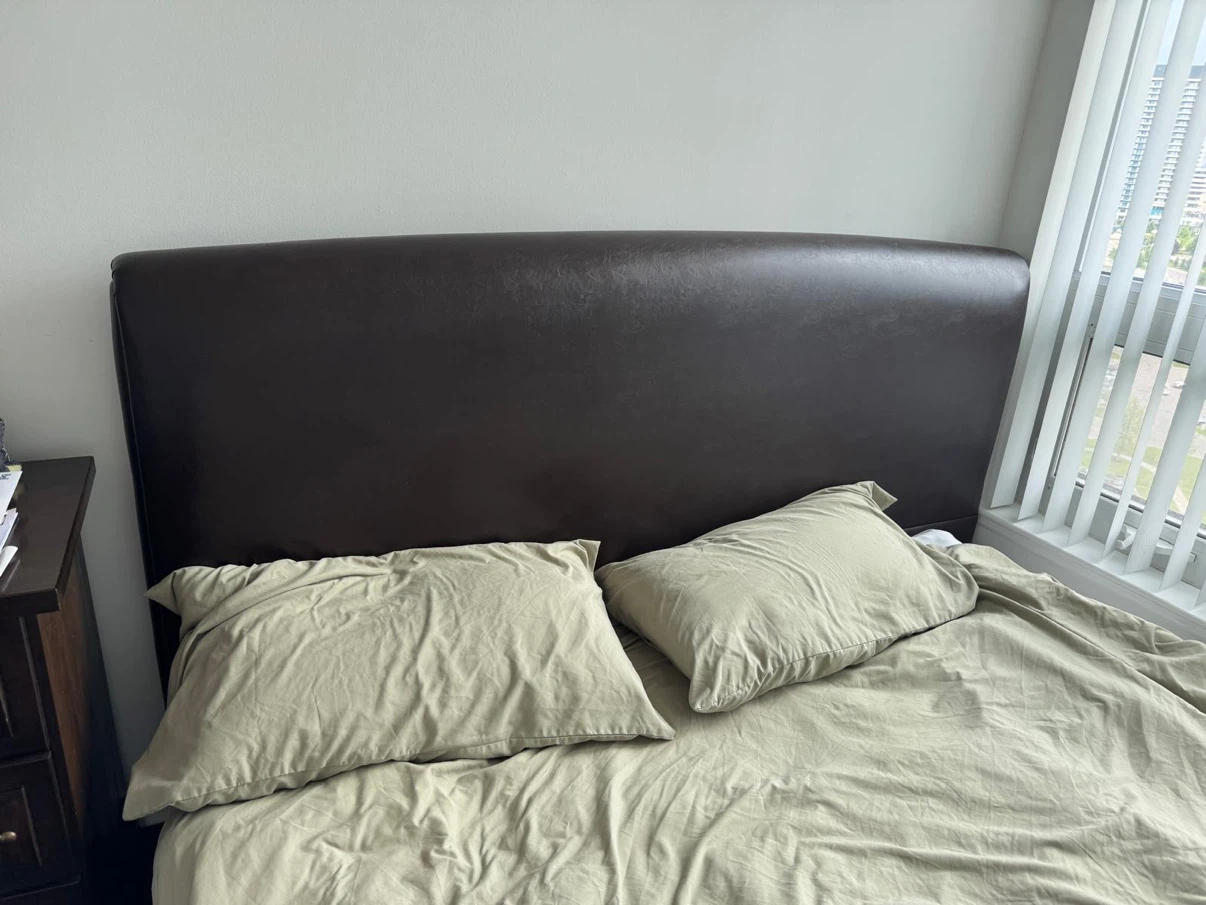 King sized bed + mattress - photo 3