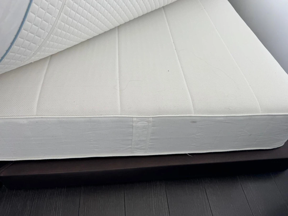 King sized bed + mattress - photo 4