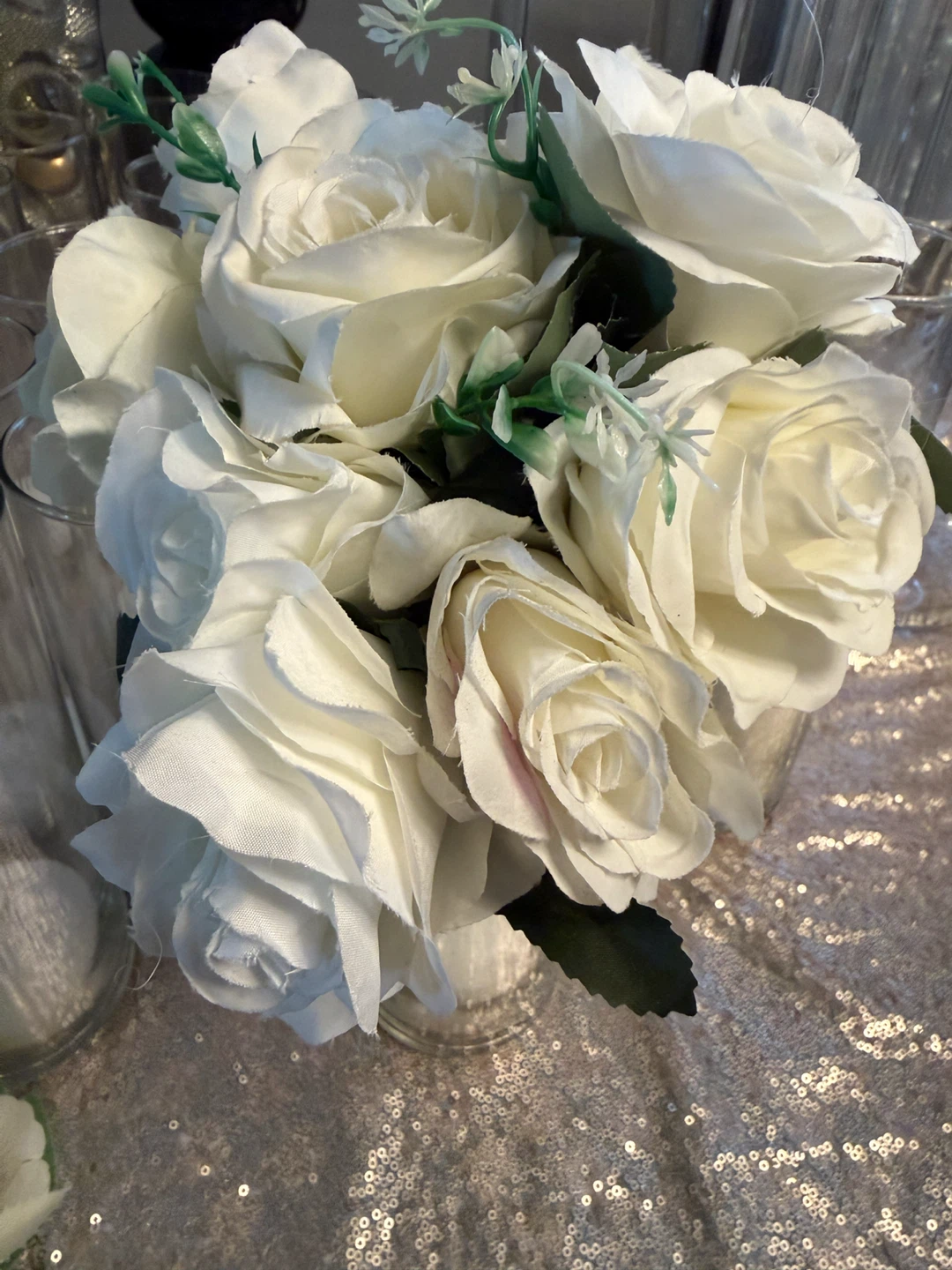 White Rose Bouquet, each 1.75