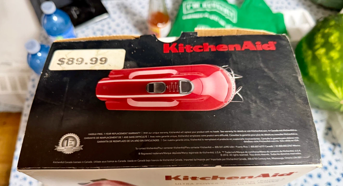 KitchenAid Ultra Power Hand Mixer - Red