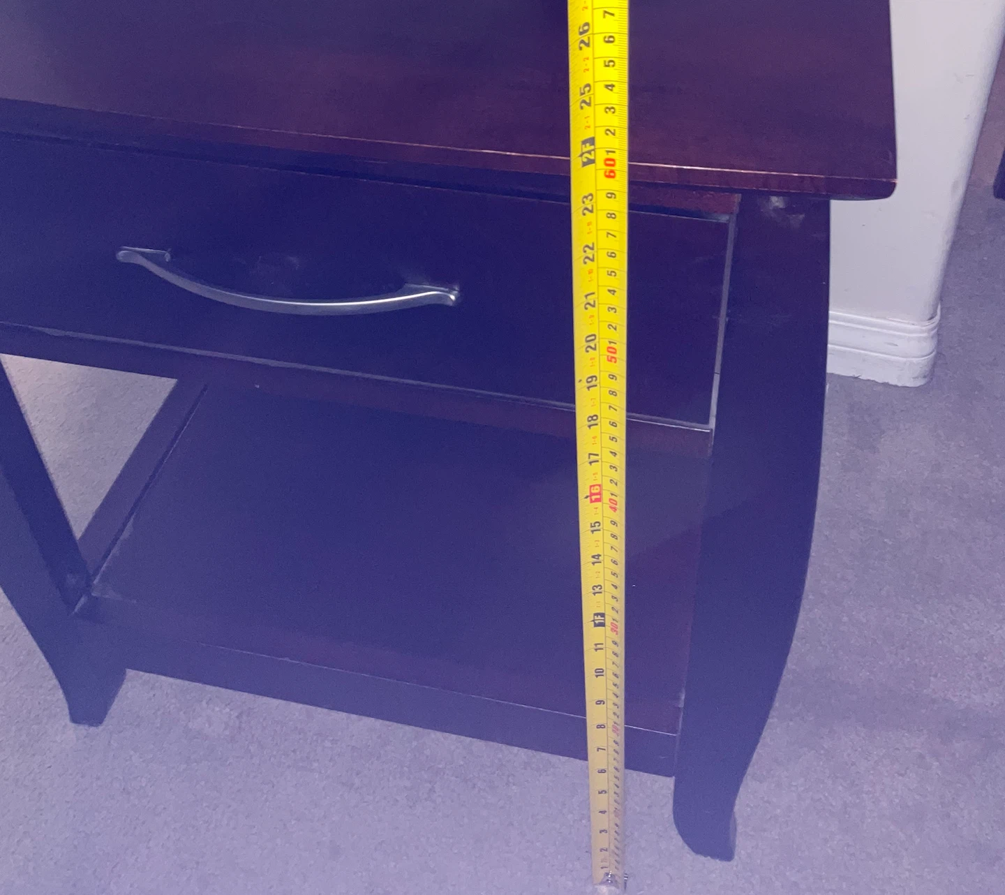 Baronet End Table with Drawer - photo 3