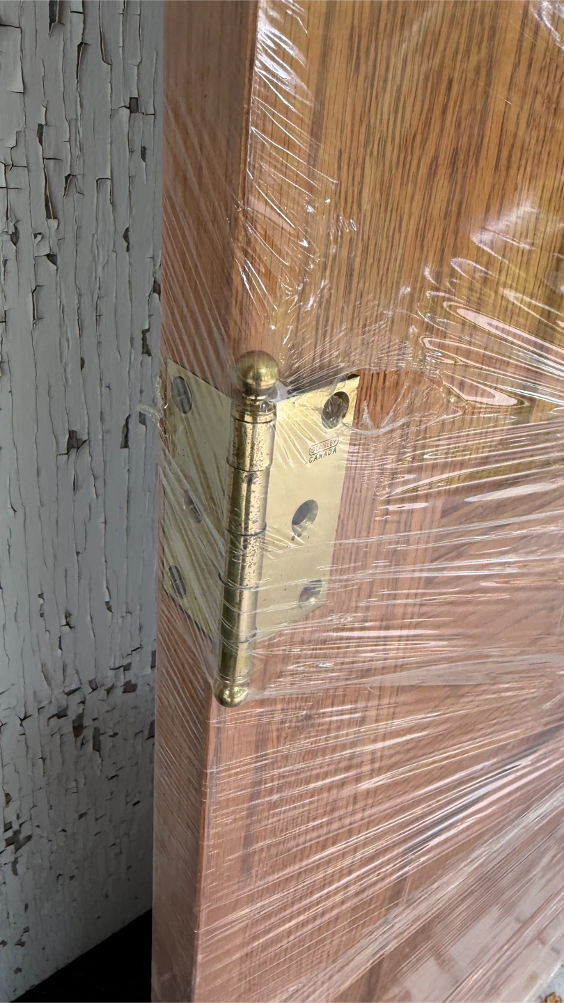 Multiple Solid Oak Interior Doors with Hardware - photo 5