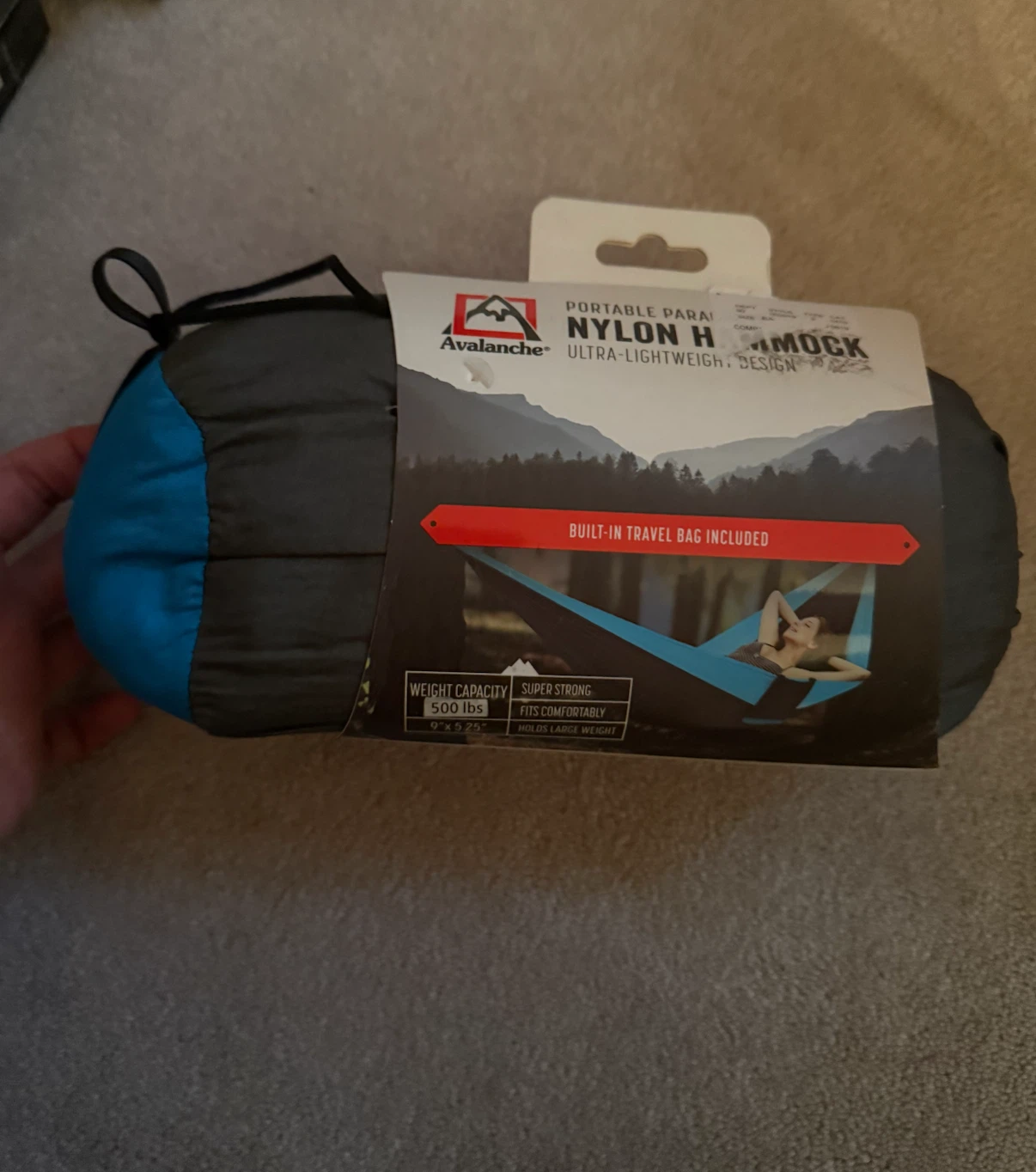 NEW Avalanche Portable Parachute Nylon Hammock Ultra Lightweight